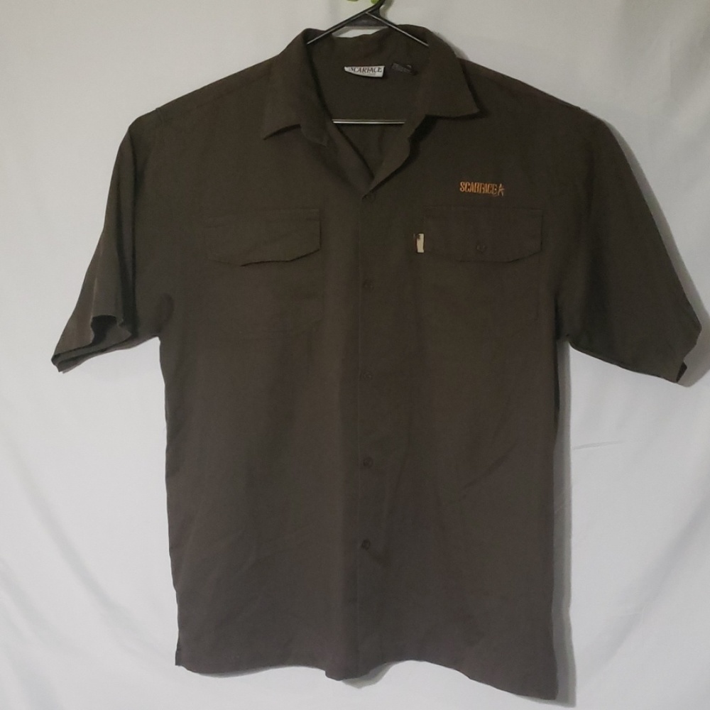 Scarface 100% Cotton button down shirt 2XL